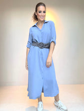 Afbeelding in Gallery-weergave laden, Paula jurk jeans blauw
