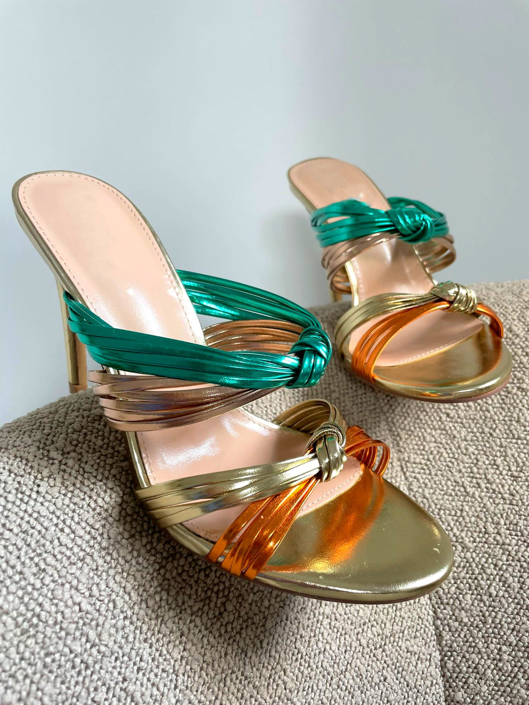 Golden Sandel heels